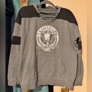 Warner Bros. Triwizard Tournament Gray and Black Hoodie 💖